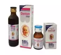 SBL DENTON Syrup homeopathic medicine for teething problems.