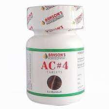 Bakson's AC#4 Tablets for dandruff and dry hair