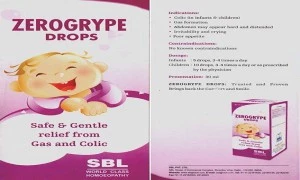 SBL ZEROGRYPE Drops Gas and Colic in Children